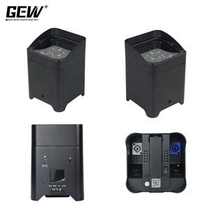 10 pz. 6x18W RGBAW UV 6in1 Faretto LED Par Can Wireless a Batteria DMX Wifi con Custodia di Ricarica per Matrimoni, Feste ed Eventi - Product Image 5