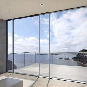 Grande porte coulissante en verre automatique d'impact d'ouragan pour l'entrée extérieure de bâtiment <span class=keywords><strong>commercial</strong></span> de supermarchés - Product Image 5