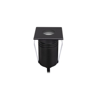 Lampu LED RGB Stainless Steel IP67 untuk Tanah 2.5W 12V-24V Tahan Air Diameter 55mm Lampu Taman Lanskap Luar Ruangan