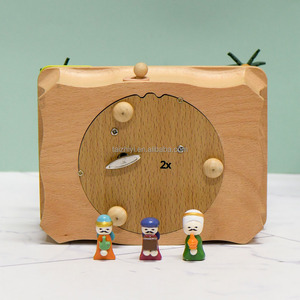 Chúa Giêsu Sinh Tùy Chỉnh Trang Trí Âm Nhạc Chơi Bằng Gỗ Âm Nhạc Hộp Cho Trang Trí Nội Thất - Product Image 2