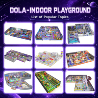 Équipement de terrain de jeux intérieur commercial, solution de projet clé en main, équipement de divertissement intérieur, zone de jeux doux, parc de loisirs intérieur