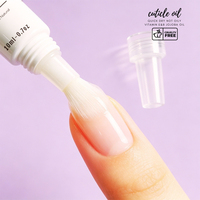 Minyak Kutikula Herbal Beraroma dalam Tube 10ml SAGALAGA Vitamin E Menutrisi Kuku Rapuh Kualitas Salon Logo Kustom Grosir