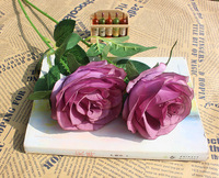 SPR Nouveauté 100 pièces/lot 8 cm en vrac, roses artificielles en mousse de soie modernes et simples, tête de fleurs pour décoration de mariage, bouquet