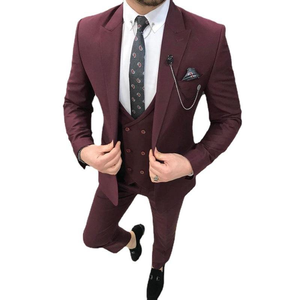 Traje de Tres Piezas para Hombre, Estilo Casual de Negocios, Nuevo, de Alta Calidad, Corte Entallado, Gran Venta - Product Image 4