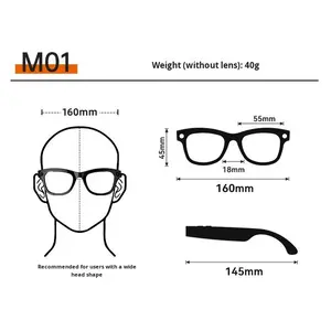 แว่นตาอัจฉริยะ <span class=keywords><strong>VR</strong></span> สำหรับโรงงาน พร้อมกล้อง 8 ล้านพิกเซล รองรับ Wifi ควบคุมด้วยเสียง ฟังเพลง <span class=keywords><strong>4K</strong></span> แว่นตาอัจฉริยะพร้อมกล้อง Wifi AI - Product Image 5