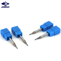 JR CNC outil de coupe 0.1MM-0.9MM carbure de tungstène Micro fraise mini fraise plate 4 cannelures fraise