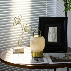Natural Marble <b>Lamp</b> Portable Touch Control <b>Wireless</b> Ambient Light Table <b>Lamp</b> - Product Image 2