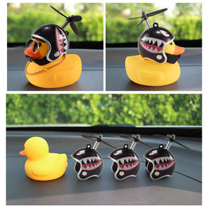 <span class=keywords><strong>Casque</strong></span> de canard jaune, lunettes, lumières de grenouille, phare avant de vélo, klaxon, rétroviseur de <span class=keywords><strong>voiture</strong></span> électrique, accessoires intérieurs de <span class=keywords><strong>voiture</strong></span> - Product Image 6