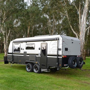 Caravana de Doble Eje Personalizada, Remolque Económico Todoterreno para 5 Personas, Camping al Aire Libre en China con Ducha y Baño - Product Image 2