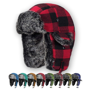 Chất Lượng Tuyệt Vời Thoải Mái Lót Rô Nhiều Màu Phi Công <span class=keywords><strong>Hat</strong></span> <span class=keywords><strong>Hat</strong></span> Nhà Cung Cấp Cực Cap - Product Image 2