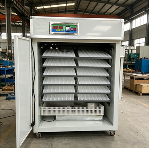 Nouvelle couveuse automatique en acier inoxydable haute productivité avec retournement des œufs pour poulets, canards, autruches, émeus, 220V, taux d'éclosion de 90% - Product Image 1