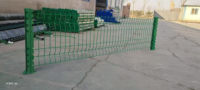 Panneaux de clôture de jardin en métal revêtu de PVC noir de qualité supérieure, 10 pieds, clôture résidentielle moderne, maille de fer soudée incurvée 3D