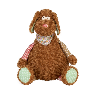 Custom High-quality Super Soft Plush Animal Dolls with Scarves <strong>and</strong> Floral Bandanas PP Cotton Stress Relief <strong>Teddy</strong> Bear Dog Toys - Product Image 2