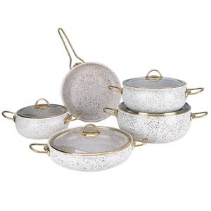 <span class=keywords><strong>23PCS</strong></span> mới nhất giả mạo nhôm đồ dùng nhà bếp <span class=keywords><strong>Cookware</strong></span> Set với bếp cảm ứng tùy chỉnh thương hiệu logo Glass nắp thông minh - Product Image 5