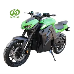 China Manufacturer High Speed Gasoline 72V 3000W 17'' Big Power Motos 100% Electric Electric Racing Motorcycles