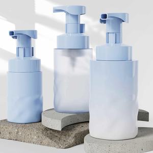 <span class=keywords><strong>Gel</strong></span> <span class=keywords><strong>douche</strong></span> à pompe à mousse de luxe et emballage de bouteilles de shampoing et d'après-shampoing cosmétique - Product Image 2