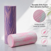 Roller Busa Eva untuk Pijat Otot dan Yoga, 30x15cm 45x15cm 60x15cm, Warna Solid dan Camo