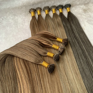 Vente en gros, extensions de cheveux humains à pointe I/U/<span class=keywords><strong>K</strong></span>/Y précollée, cheveux à cuticule alignée avec <span class=keywords><strong>k</strong></span>ératine et pointe - Product Image 3