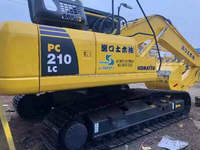 Pelle hydraulique sur chenilles Komatsu PC210 Japon d'occasion de 21 tonnes produite en 2022 chargeuse-pelleteuse pelleteuse Komatsu 210