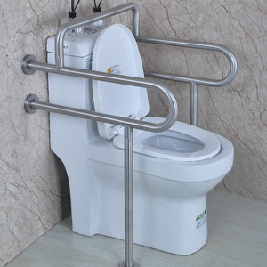 Reposabrazos Antideslizante para Ancianos, Barra de Apoyo de Acero Inoxidable para Baño, Pasamanos de Seguridad Plegables, Barras de Agarre para Inodoro para Discapacitados - Product Image 1