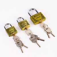 Cadenas vintage antidérapant en alliage de zinc avec 3 clés, taille personnalisée, vente chaude sur le marché kényan, sécurité