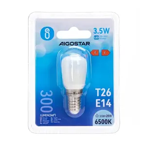 Bombilla LED T26 E14 3.5W, ideal para refrigeradores, eficiente y duradera, proporciona iluminación clara y ahorro de energía. - Product Image 2