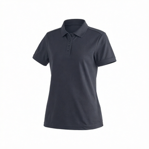<b>Women's</b> Knitted <b>Polo</b> <b>Shirt</b> 100% Polyester Solid Short Sleeve Performance <b>Polo</b> Custom Logo Uniform For Girls - Product Image 1