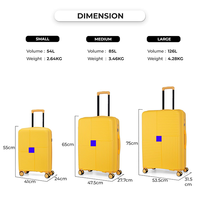 Vente en gros d'usine OEM de logo personnalisé pour les voyages d'affaires et les vacances Valise à coque rigide moderne pour femmes hommes