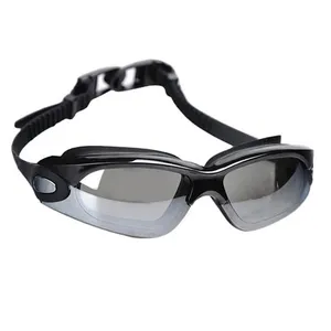 Kacamata renang silikon, kacamata renang kompetitif dapat diatur tidak bocor Anti kabut perlindungan UV