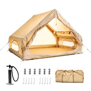 <b>Large</b> Capacity Inflatable Air <b>Tent</b> Oxford Cloth Four-Season Automatic Assembly Portable Waterproof UV Resistant Outdoor Camping - Product Image 4