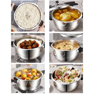 <span class=keywords><strong>Olla</strong></span> <span class=keywords><strong>a</strong></span> Presión Portátil de 12L para Alta Altitud, Versátil, de Aleación de Acero Inoxidable, para Camping, Senderismo y Viajes en Auto, <span class=keywords><strong>a</strong></span> Prueba de Explosiones - Product Image 5