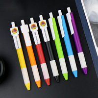 Stylo gel en plastique avec logo personnalisé et clip code QR, cadeau promotionnel coloré pour les salons professionnels et la promotion d'événements