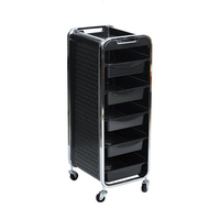 Chariot de salon professionnel à 5 niveaux U-T28 pour coiffure, spa et tatouage