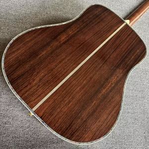 D45 Wholesale 41-Inch Handmade 6s Acoustic Guitar <b>Top</b> Solid Spruce B&S Glossy Body 20 Fret Fast Ship - Product Image 6