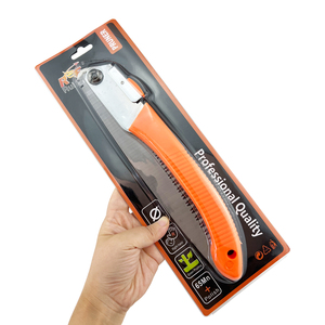 Sega Pieghevole per Potatura, Sega <span class=keywords><strong>a</strong></span> Mano, Sega per Legno 65MN con Impugnatura Antiscivolo in Plastica, Sega Portatile per Taglio Rami, Attrezzo da Giardinaggio - Product Image 6