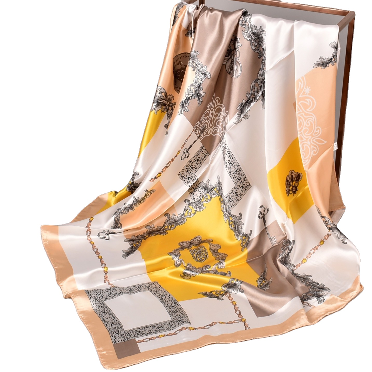 Scarf wholesale winter hot - selling silk chain 90 printed scarf square