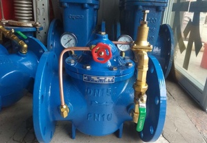 Válvula Reductora y Estabilizadora de Agua Operada por Piloto 200X Ajustable para Protección Contra Incendios e Ingeniería, DN100 DN150 H - Product Image 2