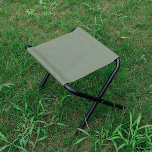 Outdoor <b>Folding</b> <b>Stool</b> Oxford Cloth Carbon Steel 41x32x36cm Lightweight Camping Fishing Chair Rectangular Shape - Product Image 4