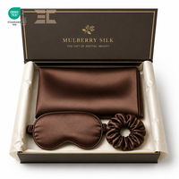 Coffret Cadeau de Luxe 22 Momme : Taie d'oreiller, Masque de Sommeil et Chouchou en Soie de Mûrier 100% 6A, Emballage Personnalisé pour Boutiques et Vente au Détail