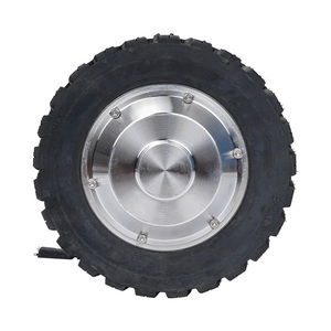 Moteur de moyeu de brouette de roue de moteur de moyeu à arbre unique de 8 pouces Moteur de moyeu électrique avec roue de pneu - Product Image 2