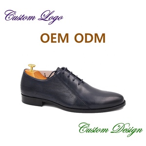 Ultimo Modello di Scarpe Eleganti in Pelle per Uomo, Colore Blu Navy, per Affari, Matrimoni, Ufficio e Feste - Product Image 1