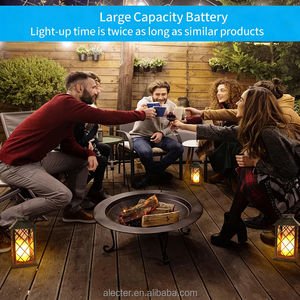 Best Choice Flickering Flameless <b>Candle</b> LED Waterproof Hanging <b>Solar</b> Lantern Warm White Lasts 3X Longer 10 Lumens Outdoor - Product Image 2