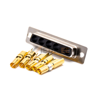 Conector D-Sub 5W5 Macho Equivalente, Enchufe 5W5P Combo, Conector D-Subminiatura de Alta Corriente para PCB de Accionamiento de Motor Industrial