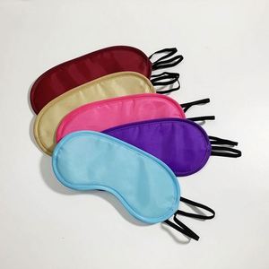 Custom Logo Multicolor Lightweight Airline Travel <b>Mask</b> Elastic Strap Sleep <b>Eye</b> Shades for Relaxation Flight Blindfold - Product Image 2
