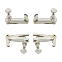 Wholesale Price Violin Accessories 4 Pcs 4/4 1/2 Violin Fine Tuner String Plate Fine Tuning Violin Fine Tuners