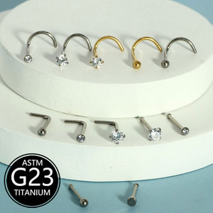 Joyería de Piercing Corporal al por Mayor, Piercing de Titanio G23 ASTM F136, Herradura para Ceja, Hueso, Nariz, Aro para Oreja, Tragus, Cartílago, Hélix - Product Image 4