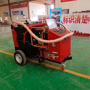 Équipement de scellement des fissures de petites remorques d'usine chinoise, machine à coulis d'asphalte électrique 103L, prix bas - Product Image 4