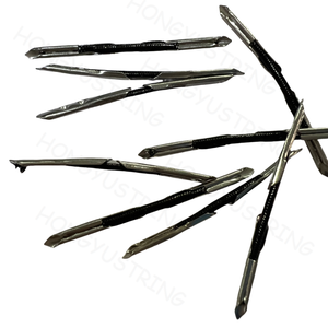 <span class=keywords><strong>Cordon</strong></span> élastique tressé en polyester <span class=keywords><strong>rond</strong></span> de 2 mm avec extrémité à barbillon métallique pour fermeture, longueur 10 cm - Product Image 5