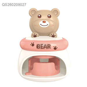 QS Machine à badges en plastique éducative de haute qualité pour enfants, 3 styles, animaux de dessin animé, ensemble de jouets pour enfants - Product Image 2