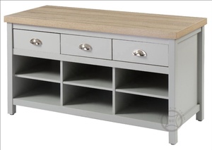 Scarpiera in bambù dal design moderno, imbottita, autoportante, con cuscino, per l'organizzazione delle scarpe, ideale per l'arredamento di casa e soggiorno - Product Image 6